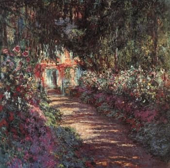 Claude Oscar Monet : The garden in flower
